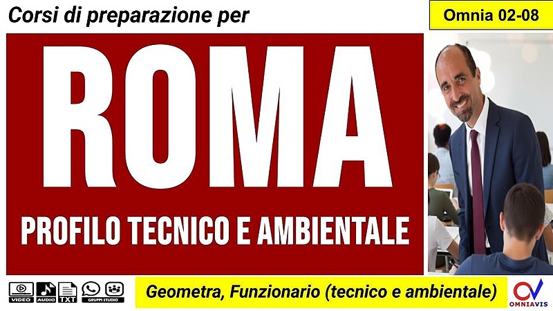 Roma - Profilo tecnico e ambientale - Geometra e Funzionario tecnico e ambientale