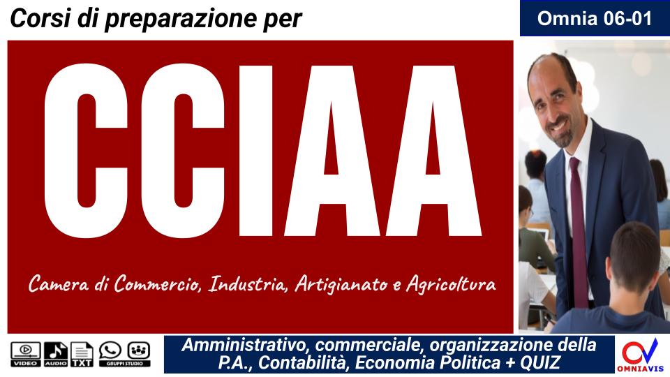Camera di Commercio (CCIAA) - Corsi di preparazione