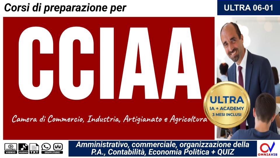 Camera di Commercio (CCIAA) - Corsi di preparazione (ULTRA)