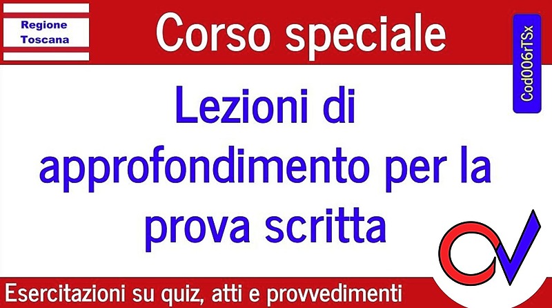 Regione Toscana: lezioni di approfondimento [TOS]