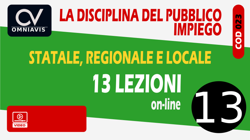 Lezione 13 - Ripasso e approfondimento su alcune disposizioni particolari [2 ore formative] (CHIARELLI)